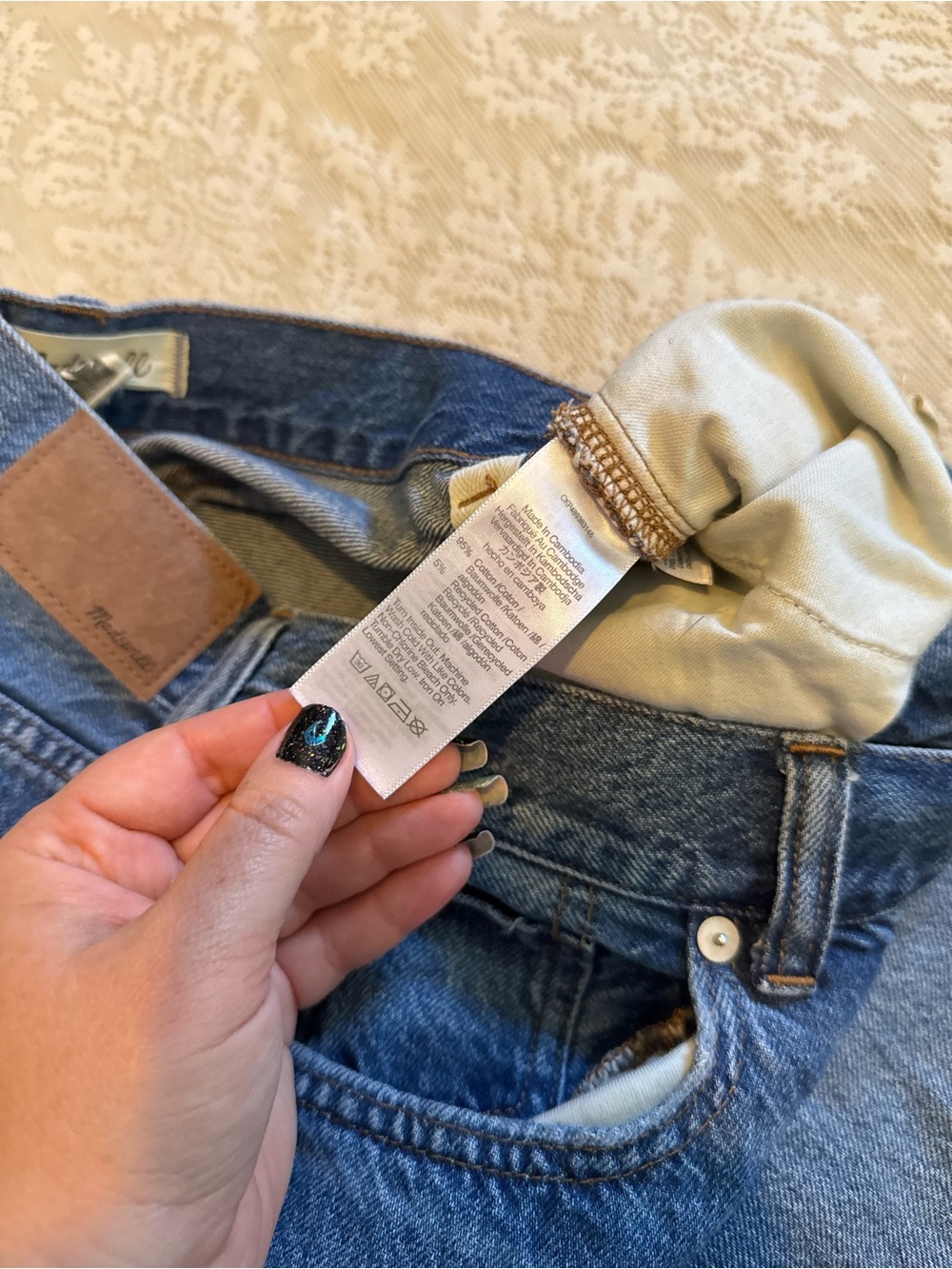 Madewell super wide leg jeans in fannin wash - Picture 6 of 12
